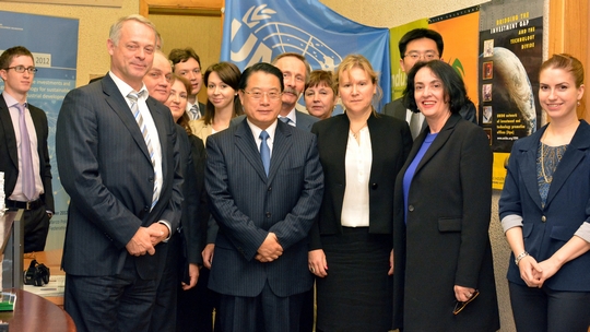 DG and UNIDO Delegation visited the UNIDO Center for International Industrial Cooperation CIIC DG and UNIDO Delegation visited the UNIDO Center for International Industrial Cooperation CIIC