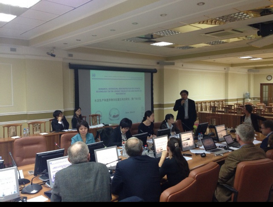 The visit to Moscow of the Chinese delegation of representatives of the Ministry of Environmental Protection and UNIDO Division of the Stockholm Convention