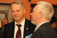 Директор Центра ЮНИДО в РФ Сергей Коротков, руководитель проекта ЮНИДО в РФ Станислав Покровский